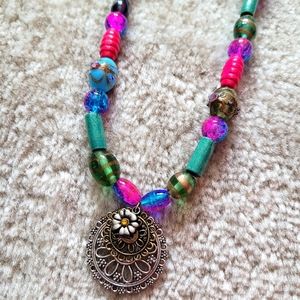 🦋Floral Handcrafted Necklace